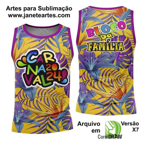 Arte Camisa Bloco Abadá Sublimação Carnaval 2025 - Modelo 61 Arte Camisa Bloco Abadá Sublimação Carnaval 2025 - Modelo 61