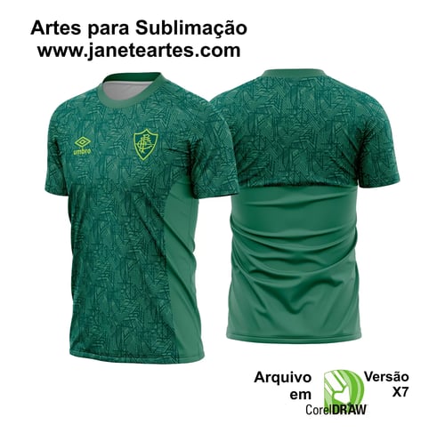 Arte Vetor Camisa Fluminense Treino I 2024 - 2025