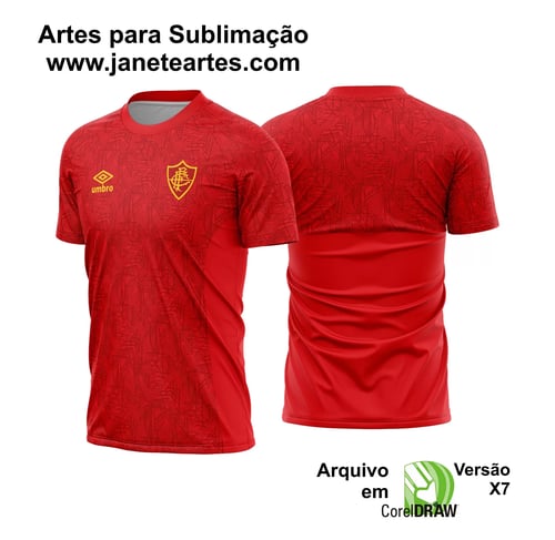 Arte Vetor Camisa Fluminense Treino II 2024 - 2025