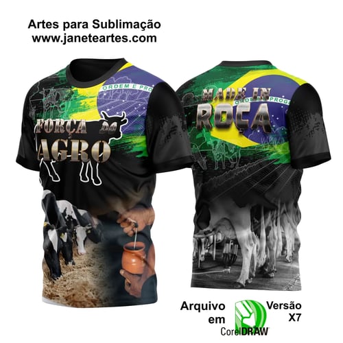 Arte Estampa Camisa Agro 2024 Modelo 01  Arte Estampa Camisa Agro 2024 Modelo 01