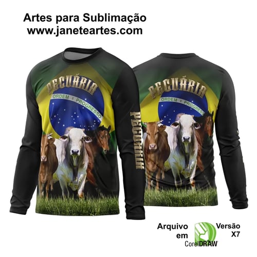 Arte Estampa Camisa Agro 2024 Modelo 02 Manga Longa  Arte Estampa Camisa Agro 2024 Modelo 02 Manga Longa