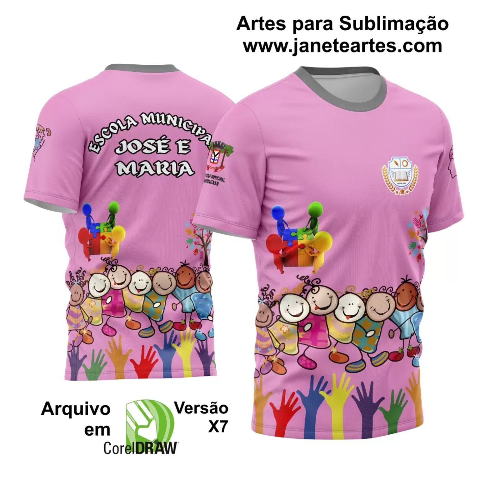 Arte Vetor Estampa Template Camisa Professora - Professor 2024 Modelo 02