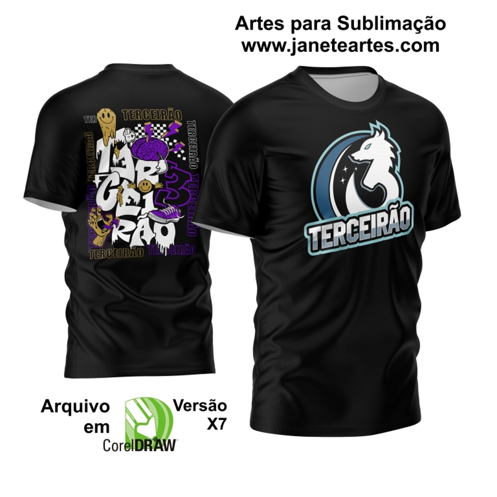 Arte Camisa Terceirão 2023 | Arte Vetor Camisa Terceirão