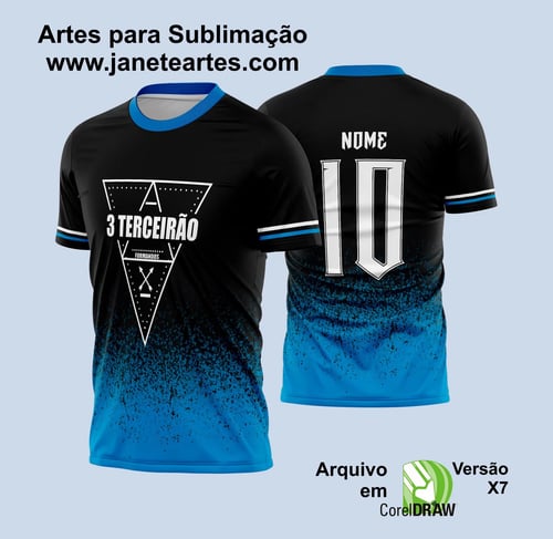 Arte Vetor Estampa Camisa Terceirão 2024 Modelo 01