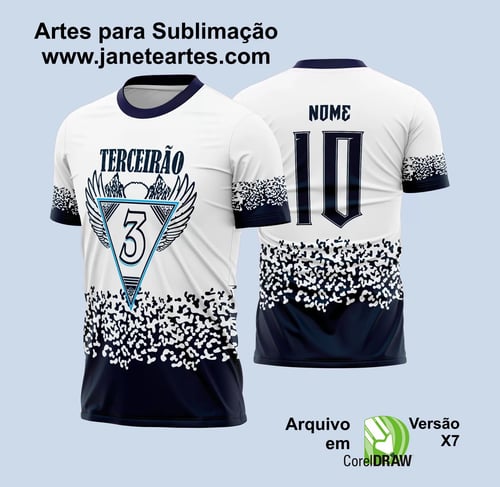Arte Vetor Estampa Camisa Terceirão 2024 Modelo 02
