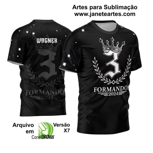 Arte Vetor Estampa Camisa Terceirão 2024 Modelo 03