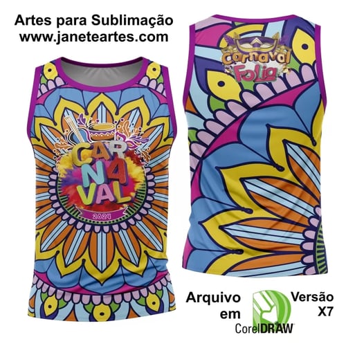 Arte Camisa Bloco Abadá Sublimação Carnaval 2025 - Modelo 87 Arte Camisa Bloco Abadá Sublimação Carnaval 2025 - Modelo 87