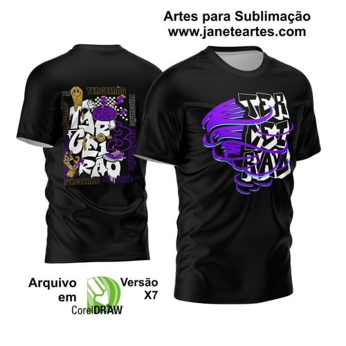 A imagem da Arte Camisa Terceirão 2023 mostra uma camiseta preta com uma arte exclusiva inspirada nas tendências de furacão e grafite. A arte é composta por linhas abstratas em branco e cinza, com destaque para o número 3 em grafite e a palavra Terceirão em letras cursivas brancas. A camiseta é ideal para personalização e pode ser utilizada para torcer pelo seu time, celebrar a formatura ou simplesmente expressar sua personalidade de forma única. A imagem reflete a atitude de quem quer sair do comum e criar algo original e diferenciado. A Arte Camisa Terceirão 2023 é a escolha perfeita para quem busca personalizar suas camisetas de forma criativa e autêntica.