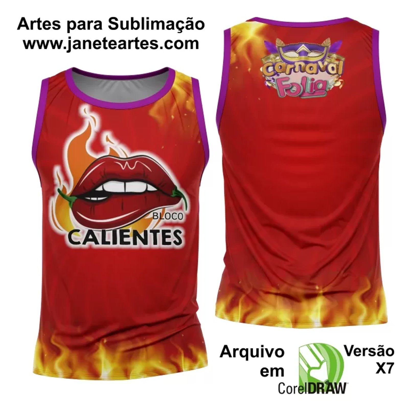 Arte Camisa Bloco Abadá Sublimação Carnaval 2025 - Modelo 119