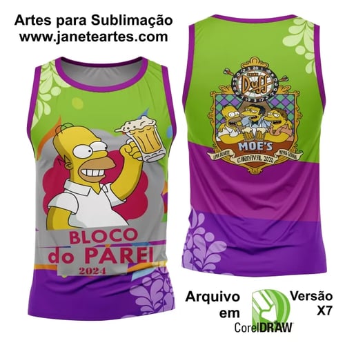 Arte Camisa Bloco Abadá Sublimação Carnaval 2025 - Modelo 129 Arte Camisa Bloco Abadá Sublimação Carnaval 2025 - Modelo 129