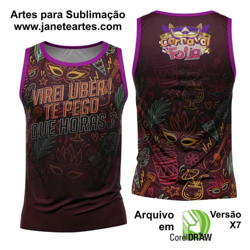 Arte Camisa Bloco Abadá Sublimação Carnaval 2025 - Modelo 134 Arte Camisa Bloco Abadá Sublimação Carnaval 2025 - Modelo 134