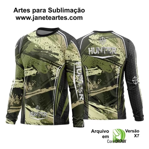 Arte Vetor Estampa Camisa Caça Esportiva 2024 Modelo 09 Arte Vetor Estampa Camisa Caça Esportiva 2024 Modelo 09