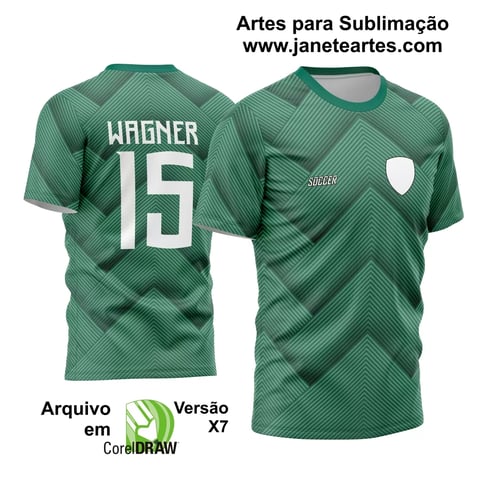 Arte Vetor Estampa Template Camisa de Time Modelo Triângulos Verde Arte Vetor Estampa Template Camisa de Time Modelo Triângulos Verde