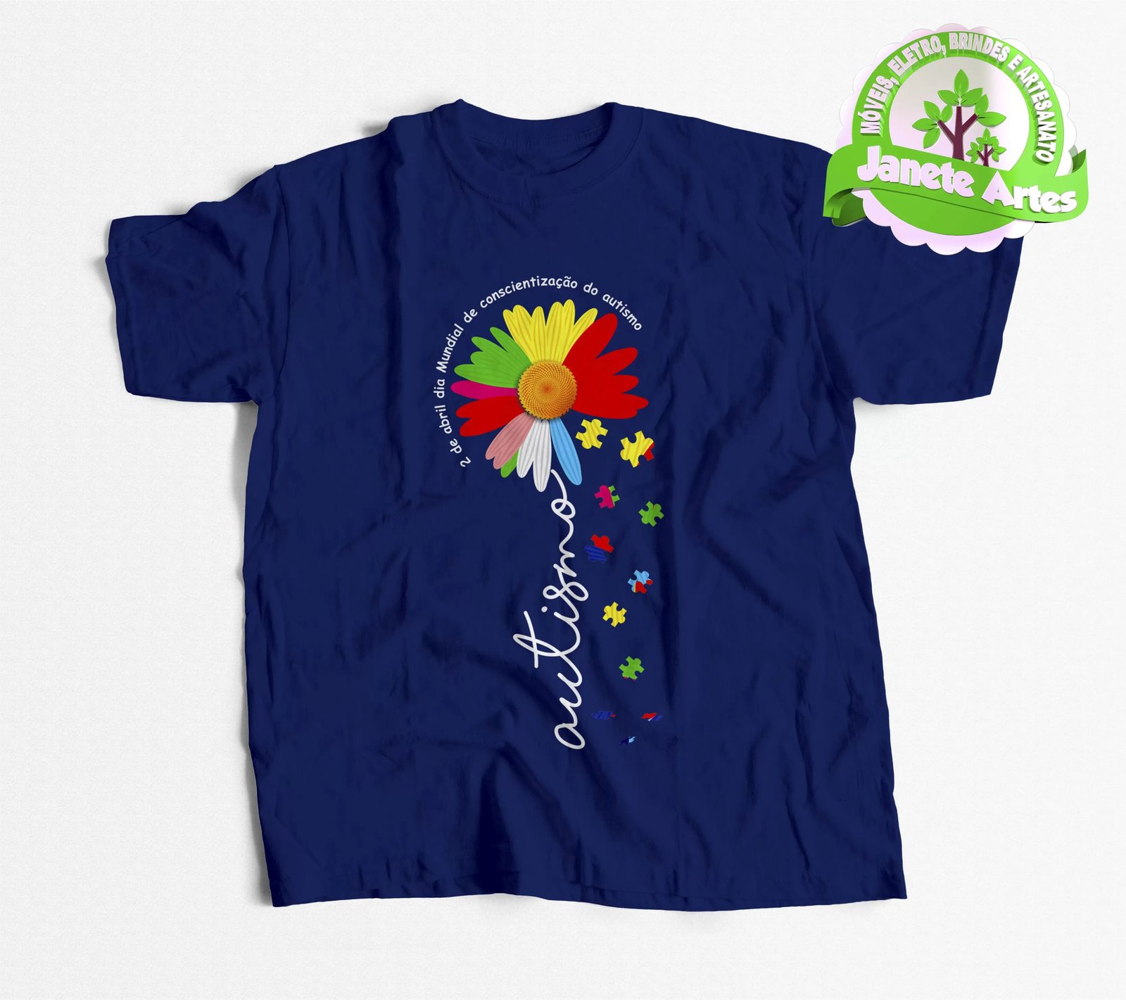 Arte Camisa Autismo | Vetor Camisa Autismo | APAE