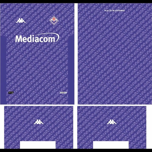 Arte Vetor Camisa Fiorentina Local 2023 - 2024