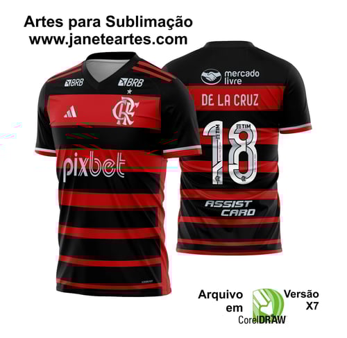 Arte Vetor Nova Camisa Flamengo 2024 - 2025 Arte Vetor Nova Camisa Flamengo 2024 - 2025