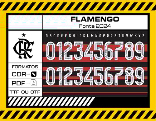 Fonte Flamengo 2024 Fonte Flamengo 2024