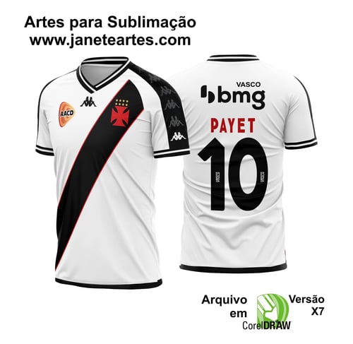 Arte Vetor Camisa Vasco da Gama Reserva 2024 - 2025