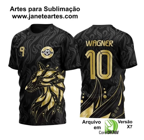 Arte Camisa Vetor Fox Preto 2024