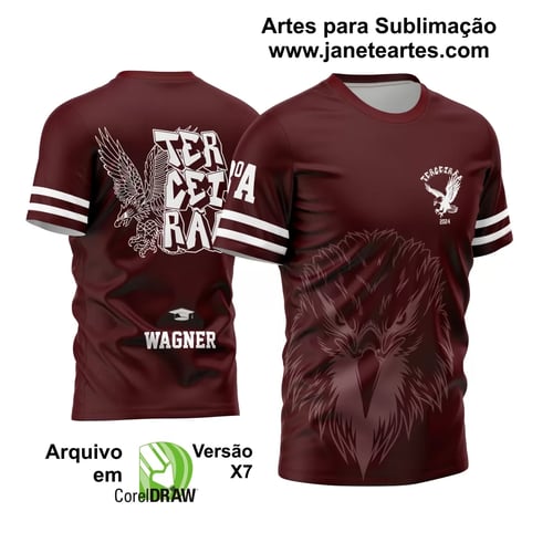 Arte Vetor Camisa Terceirão Águia 2024 Modelo 02