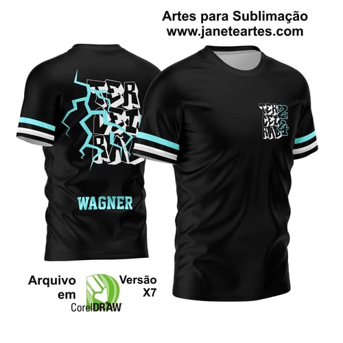 Arte Vetor Camisa Terceirão 2024 Raios e Relâmpagos