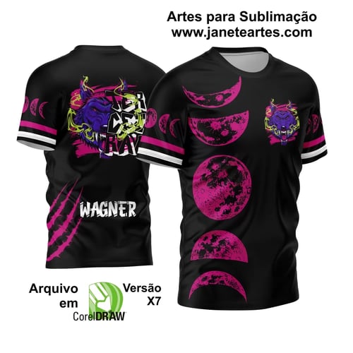 Arte Vetor Camisa Terceirão 2024 Lobo da Lua Modelo 01