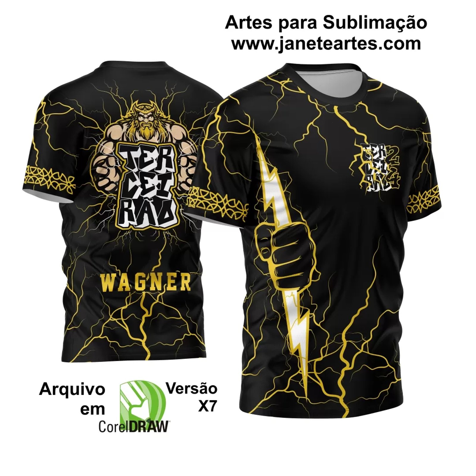 Arte Vetor Camisa Terceirão Zeus Em Fúria 2024 Modelo 01