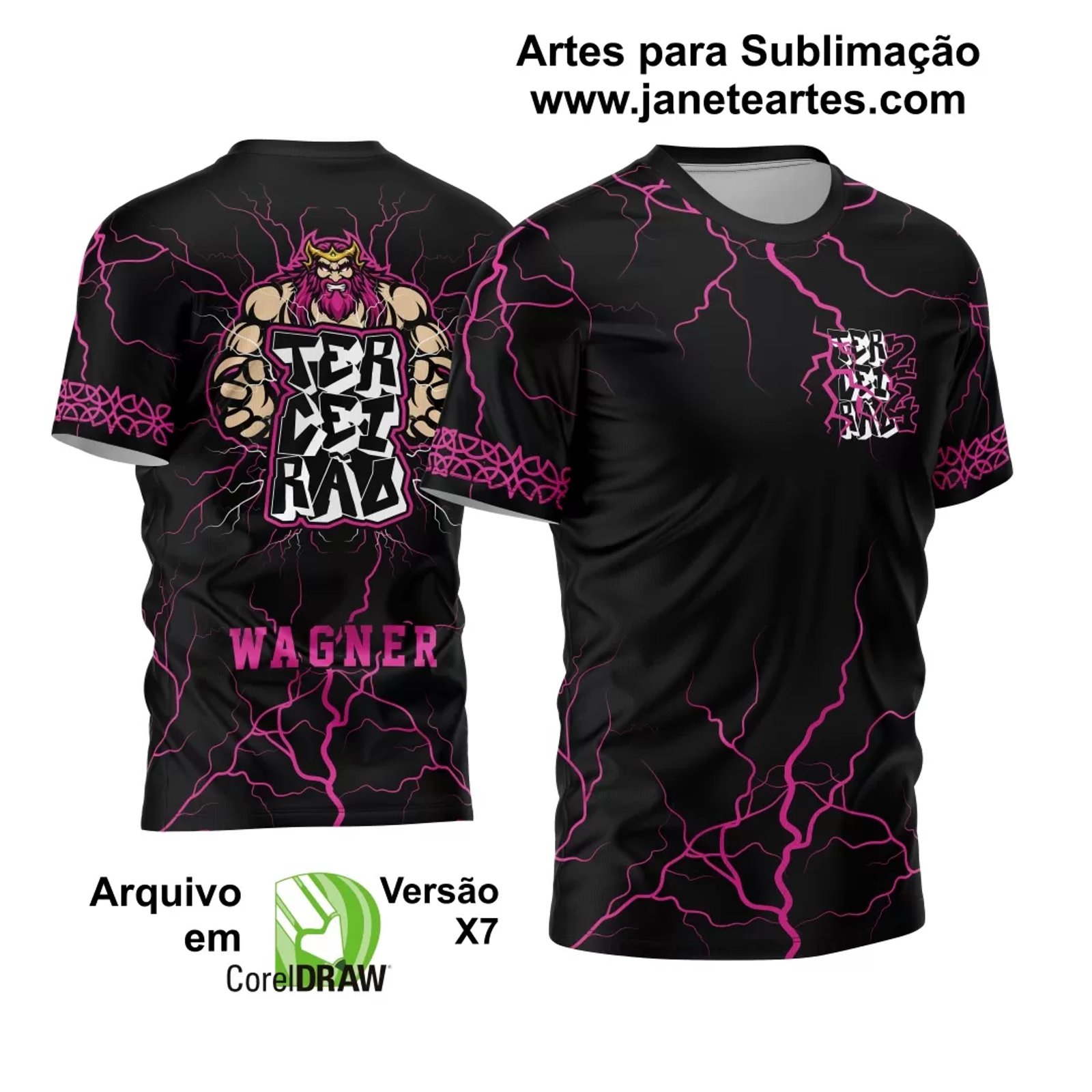 Arte Vetor Camisa Terceirão Zeus Em Fúria 2024 Modelo 10