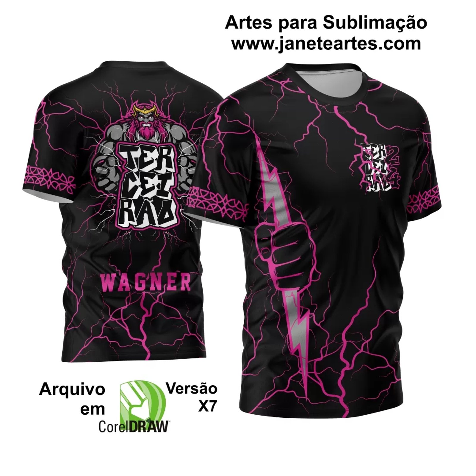 Arte Vetor Camisa Terceirão Zeus Em Fúria 2024 Modelo 12