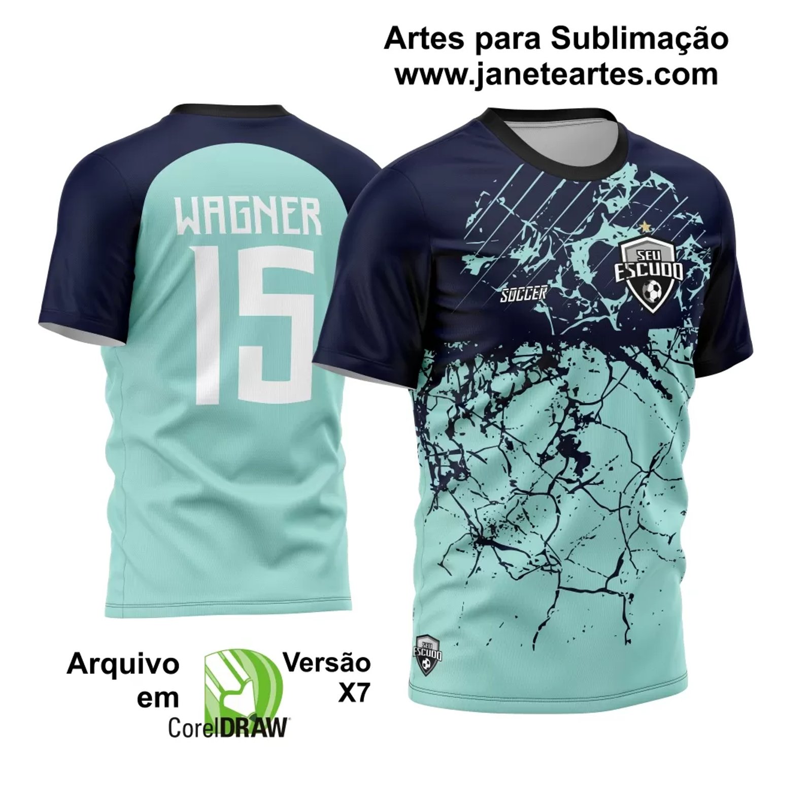 Arte Vetor Camisa Time Jersey Futebol 2024 Rachadura