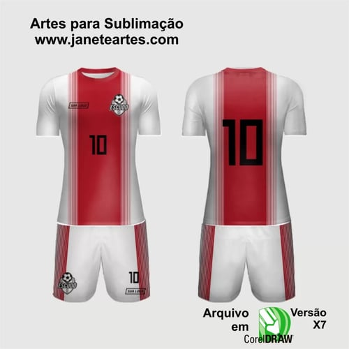 Arte Vetor Camisa de Time Amador 2024 - Modelo 04 Arte Vetor Camisa de Time Amador 2024 - Modelo 04