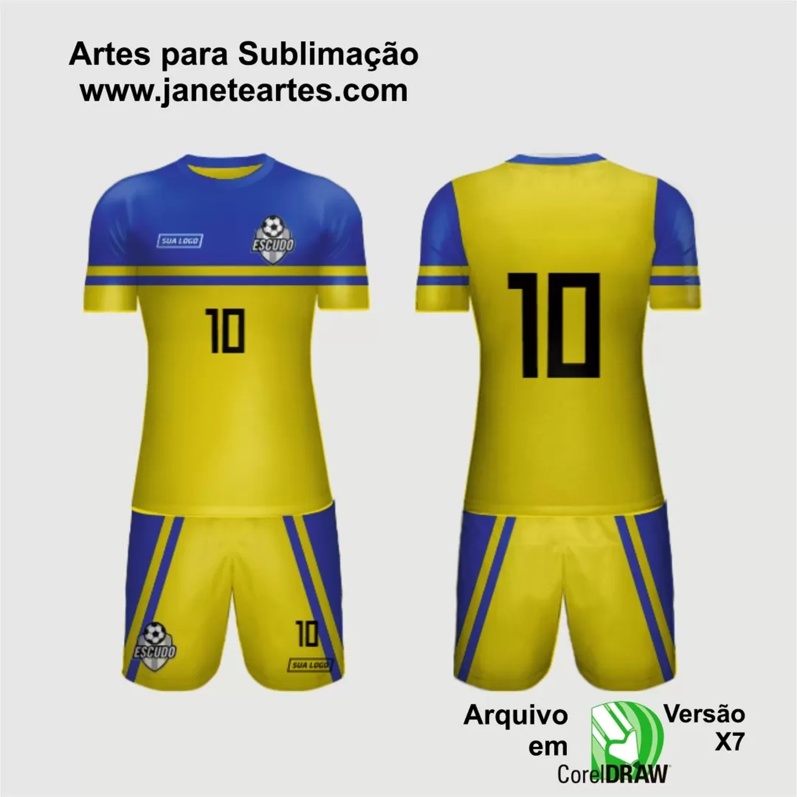 Arte Vetor Camisa de Time Amador 2024 - Modelo 06