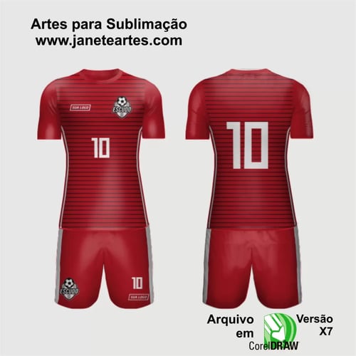 Arte Vetor Camisa de Time Amador 2024 - Modelo 08 Arte Vetor Camisa de Time Amador 2024 - Modelo 08