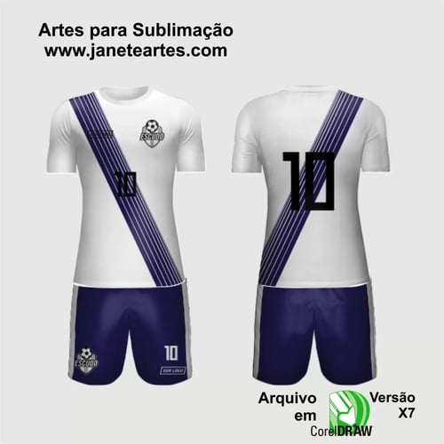 Arte Vetor Camisa de Time Amador 2024 - Modelo 09