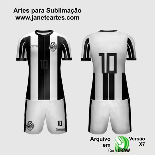 Arte Vetor Camisa de Time Amador 2024 - Modelo 11 Arte Vetor Camisa de Time Amador 2024 - Modelo 11