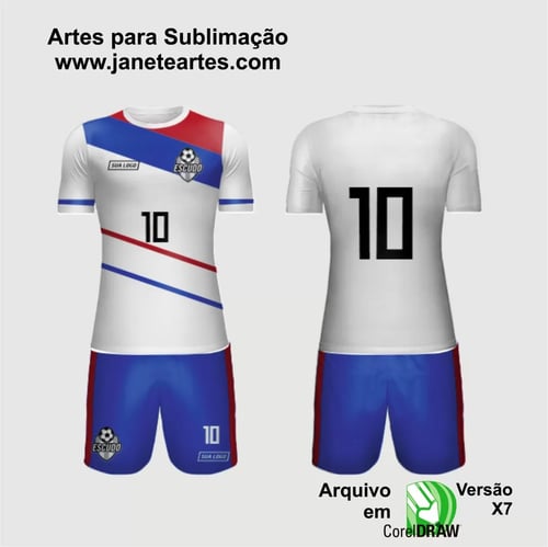 Arte Vetor Camisa de Time Amador 2024 - Modelo 12