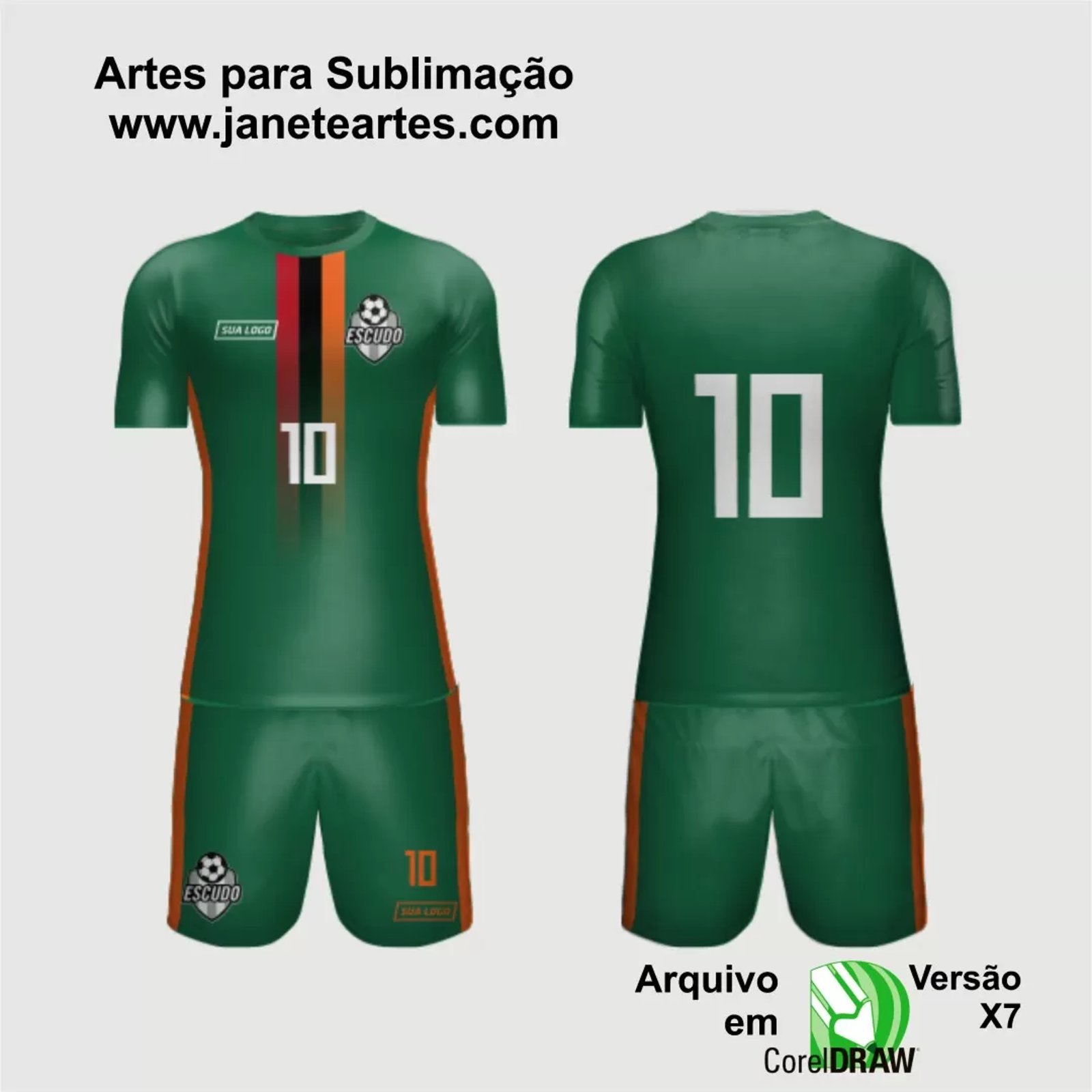 Arte Vetor Camisa de Time Amador 2024 - Modelo 14