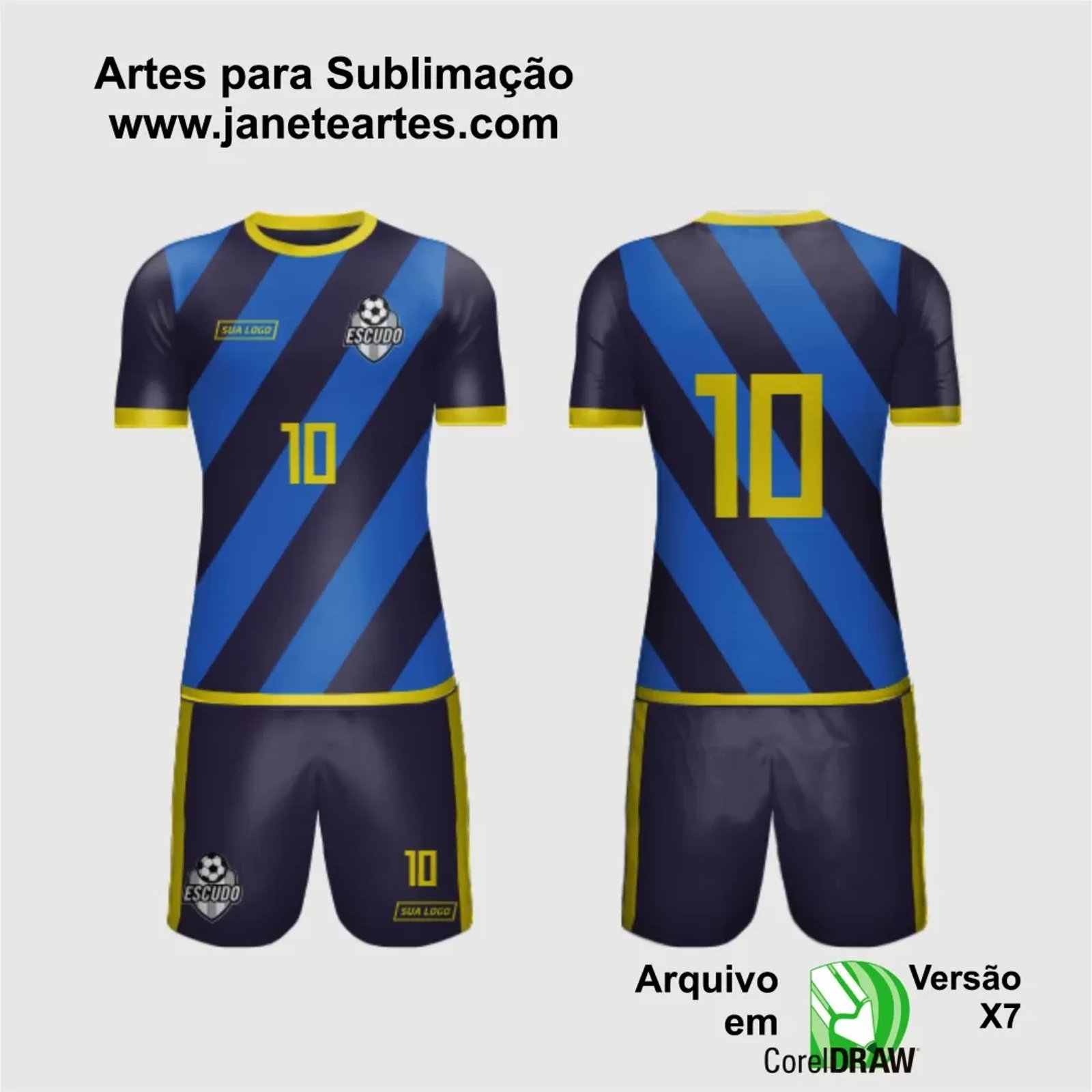 Arte Vetor Camisa de Time Amador 2024 - Modelo 16