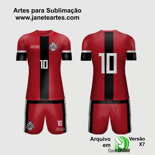 Arte Vetor Camisa de Time Amador 2024 - Modelo 18 Arte Vetor Camisa de Time Amador 2024 - Modelo 18