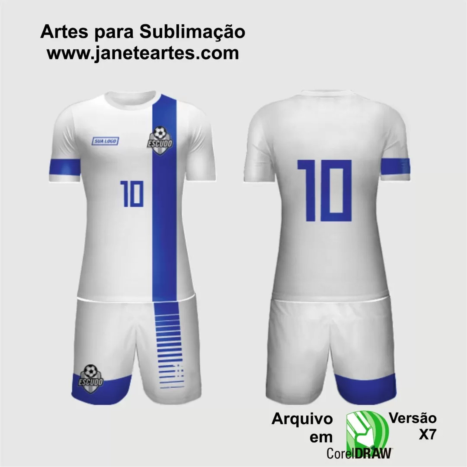 Arte Vetor Camisa de Time Amador 2024 - Modelo 21