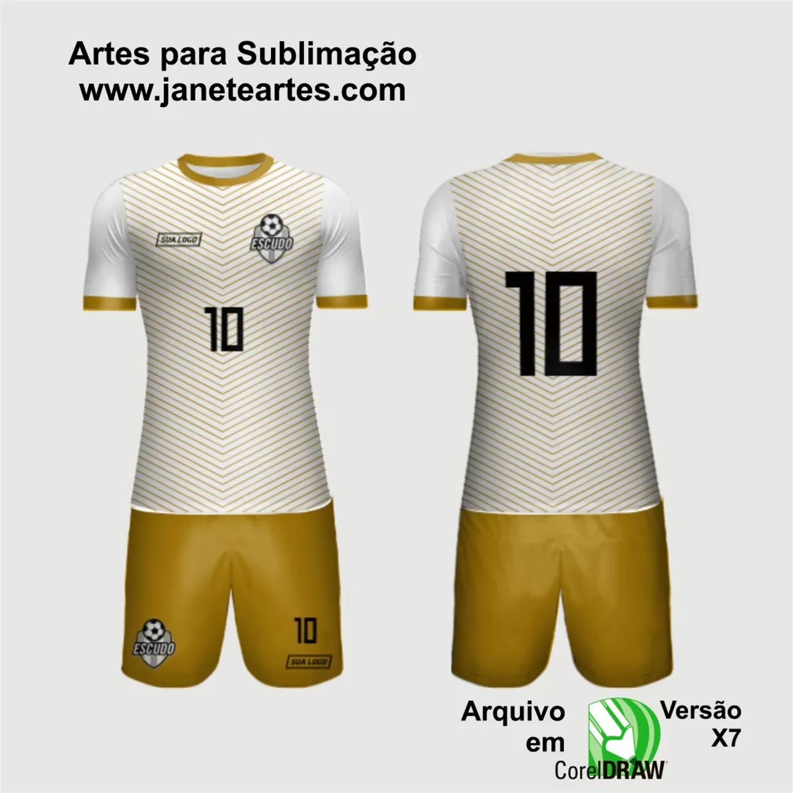 Arte Vetor Camisa de Time Amador 2024 - Modelo 24