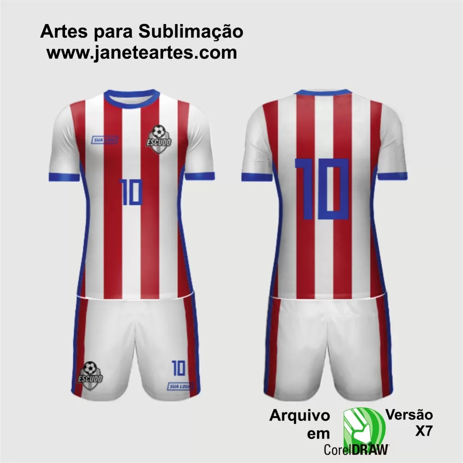 Arte Vetor Camisa de Time Amador 2024 - Modelo 27