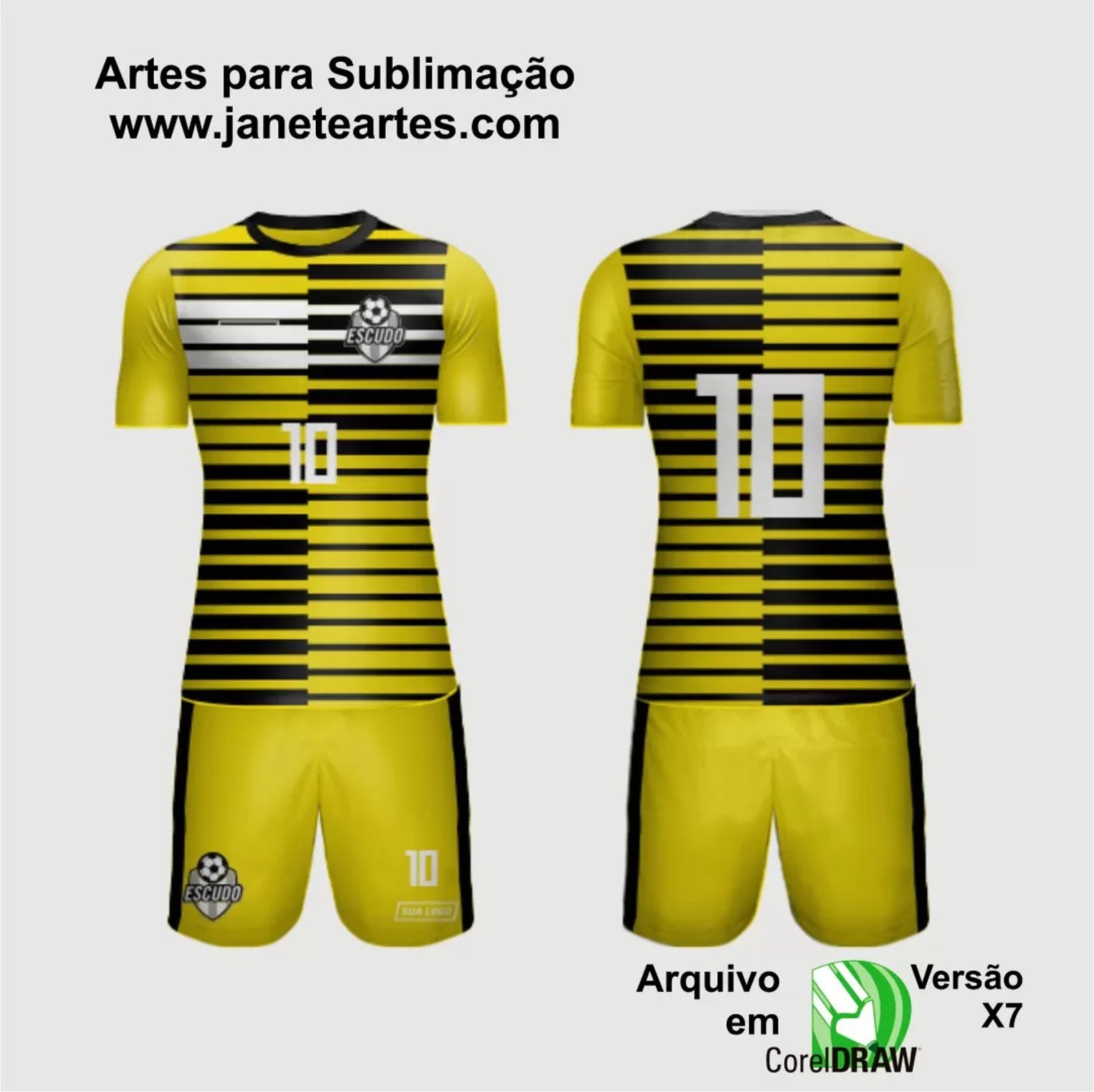 Arte Vetor Camisa de Time Amador 2024 - Modelo 30
