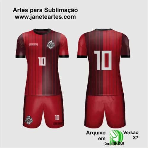 Arte Vetor Camisa de Time Amador 2024 - Modelo 32 Arte Vetor Camisa de Time Amador 2024 - Modelo 32