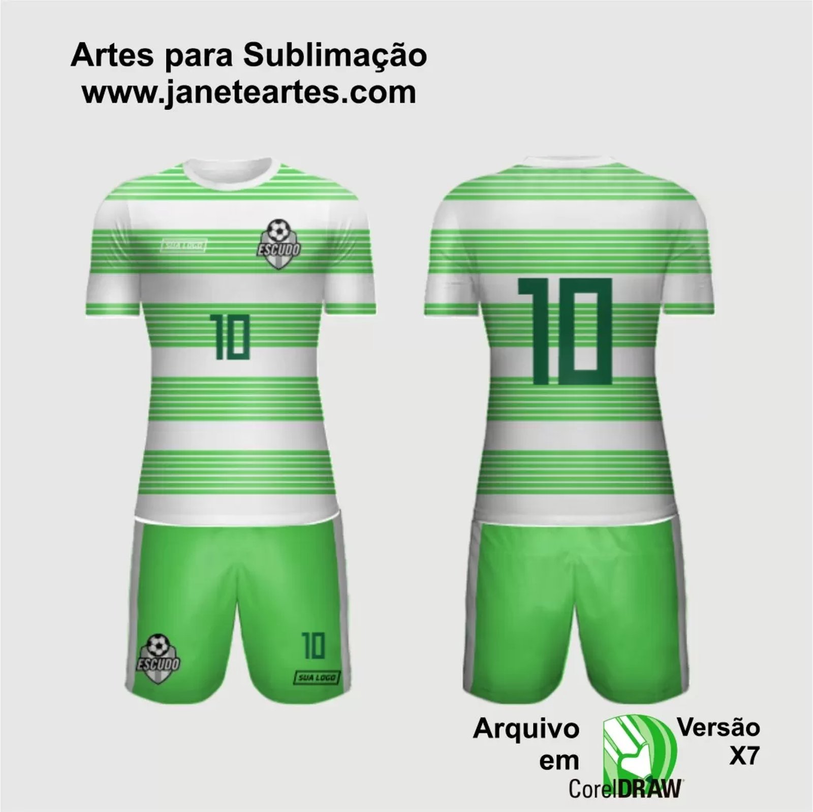 Arte Vetor Camisa de Time Amador 2024 - Modelo 35