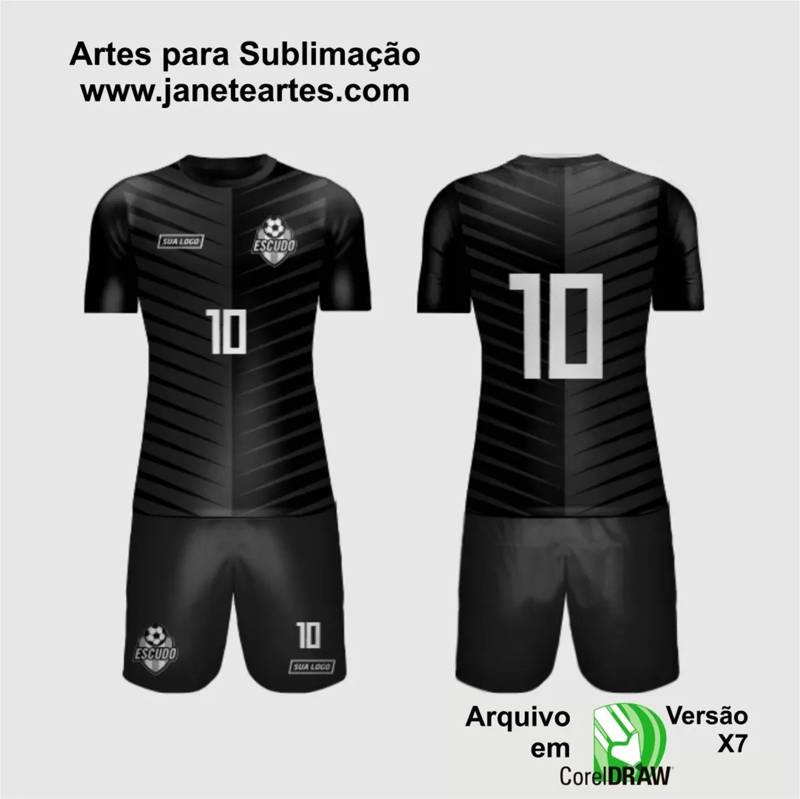Arte Vetor Camisa de Time Amador 2024 - Modelo 37