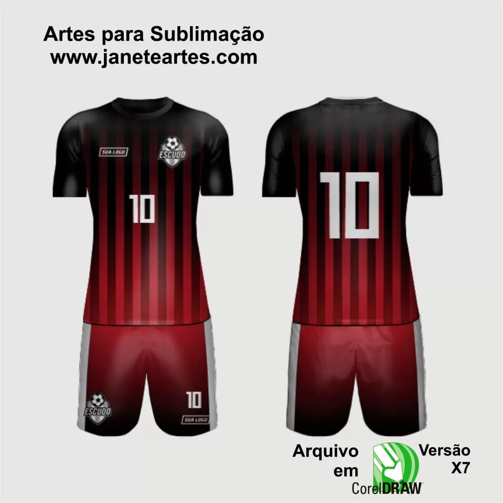 Arte Vetor Camisa de Time Amador 2024 - Modelo 39