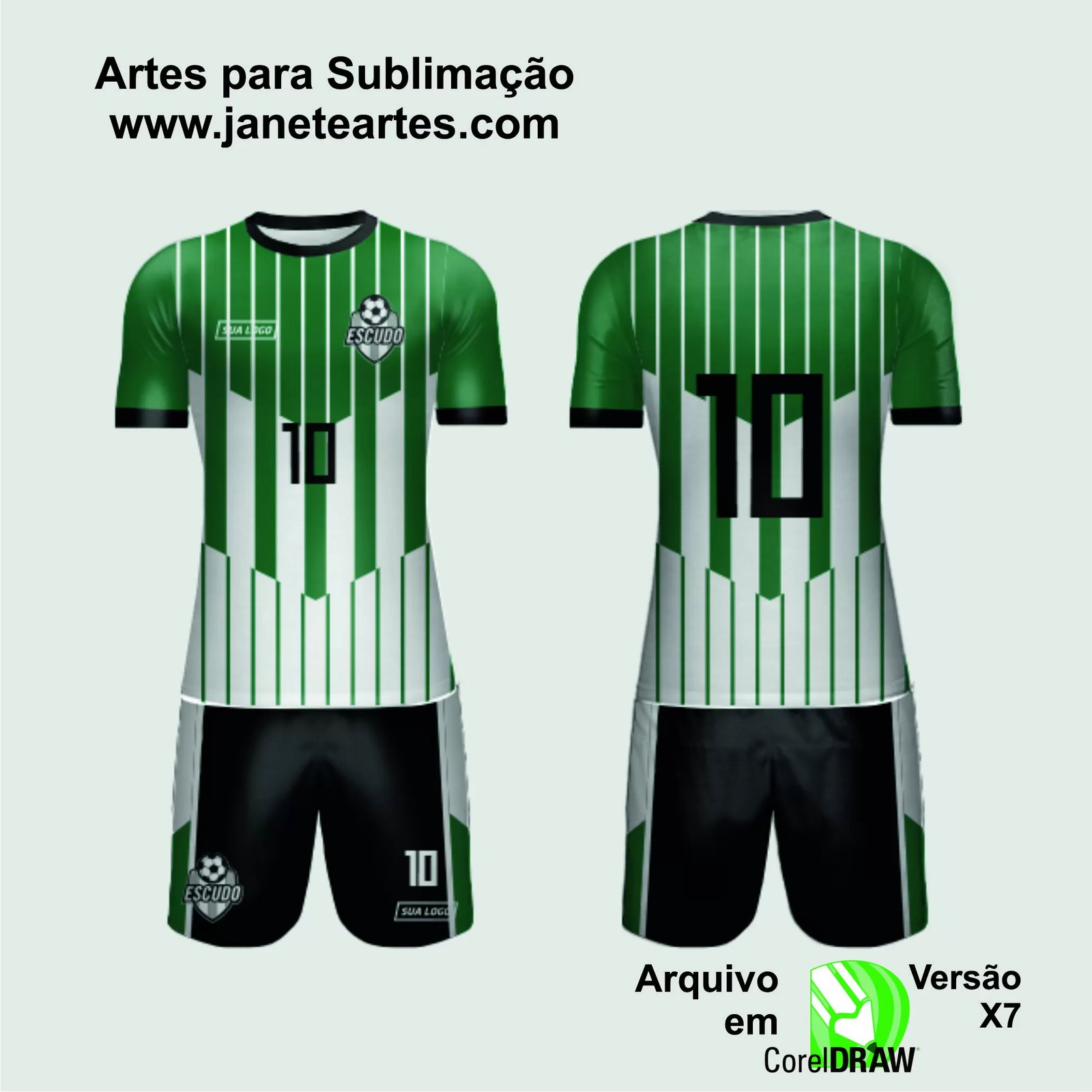 Arte Vetor Camisa de Time Amador 2024 - Modelo 42