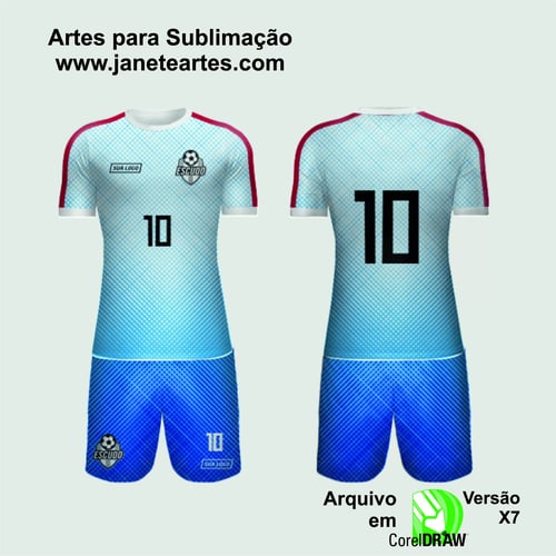 Arte Vetor Camisa de Time Amador 2024 - Modelo 58 Arte Vetor Camisa de Time Amador 2024 - Modelo 58