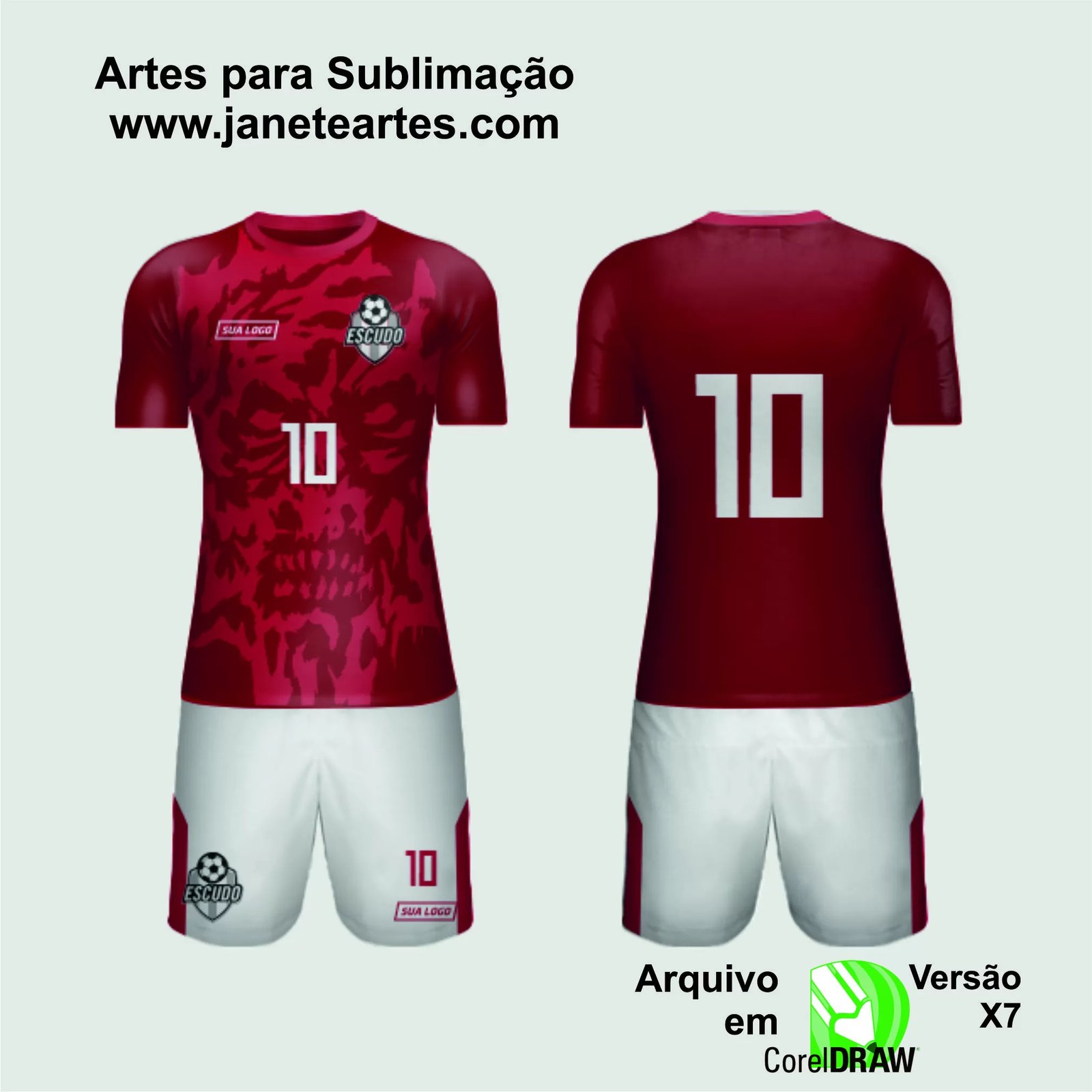 Arte Vetor Camisa de Time Amador 2024 - Modelo 62